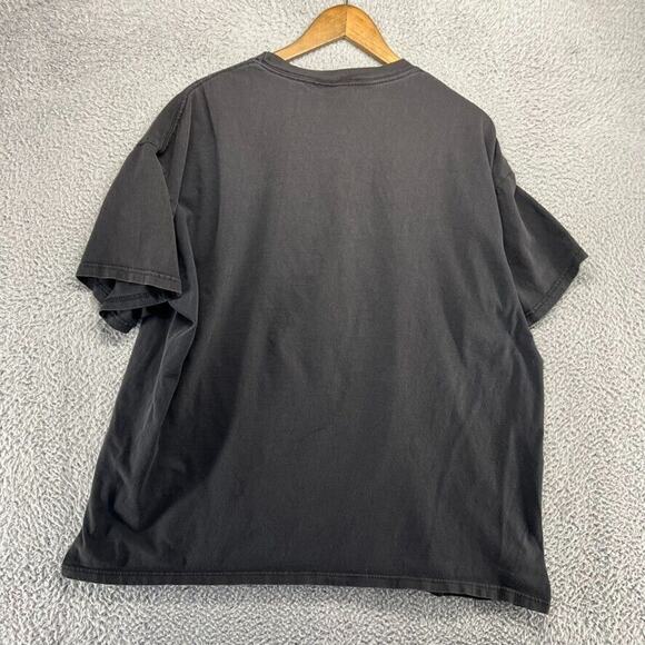 Hot Leathers Shirt Men's 2XL Black Faded Social Distancing Biker Y2k Motorcycle - Picture 7 of 9